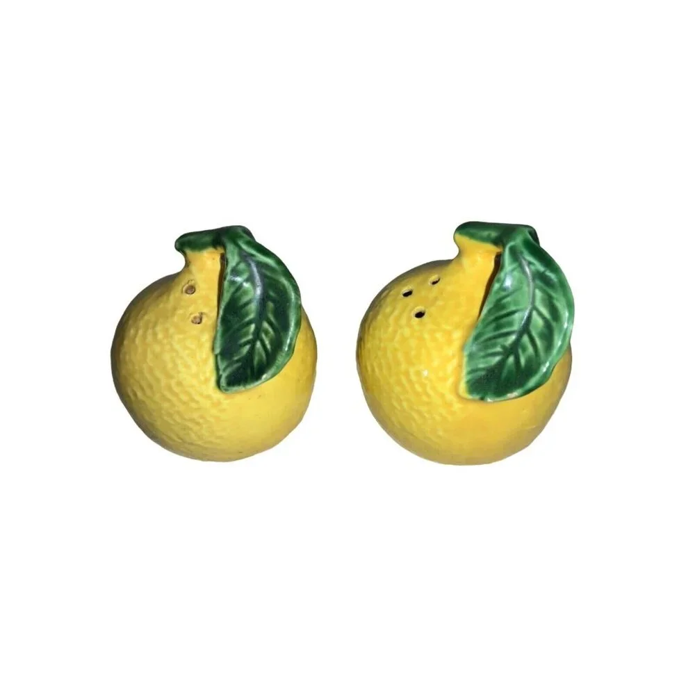 Lemon Salt & Pepper Shaker Set- Japan Vintage